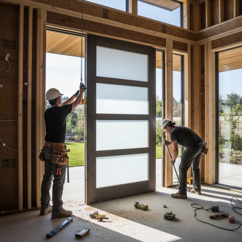 Maple Door Installation